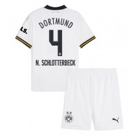 Maglia Calcio Borussia Dortmund Nico Schlotterbeck #4 Terza Divisa Bambino 2024-25 Manica Corta (+ pantaloncini)